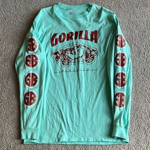 Men’s Gorilla Biscuits Mint Green Long Sleeve Tee